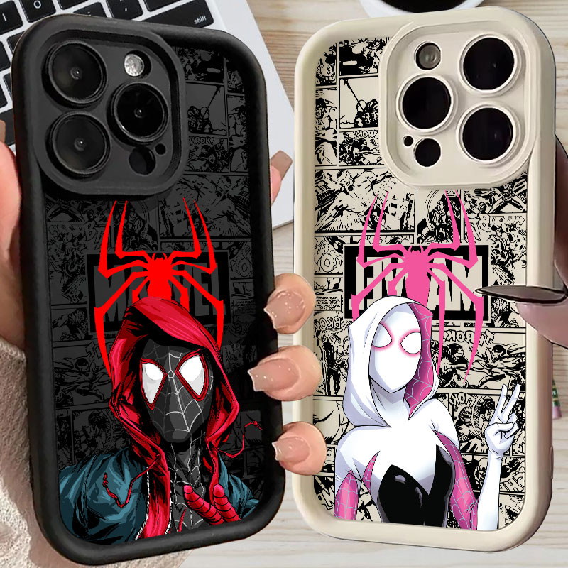 Phone Cases Iphone 11 - 스파이더맨 마일즈 모랄레스 그웬 마블 코믹스