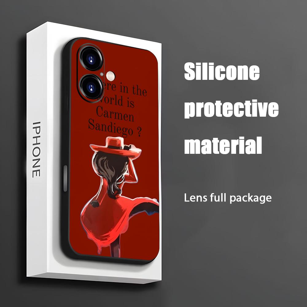 Phone Cases Xr - 핫 카르멘 샌디에고 만화 캐릭터 아이폰