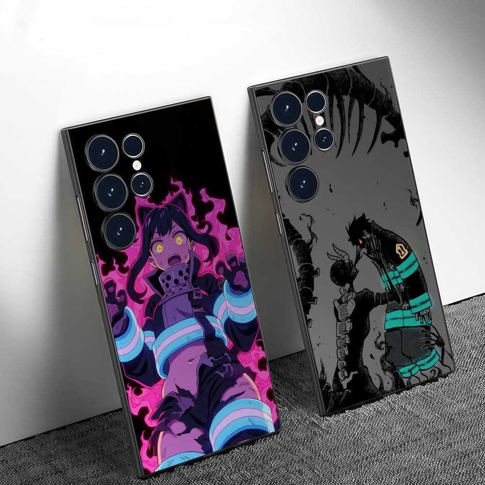 Phone Cases Samsung S24 - 애니메이션 F-파이어 포스 폰 케이스 삼성