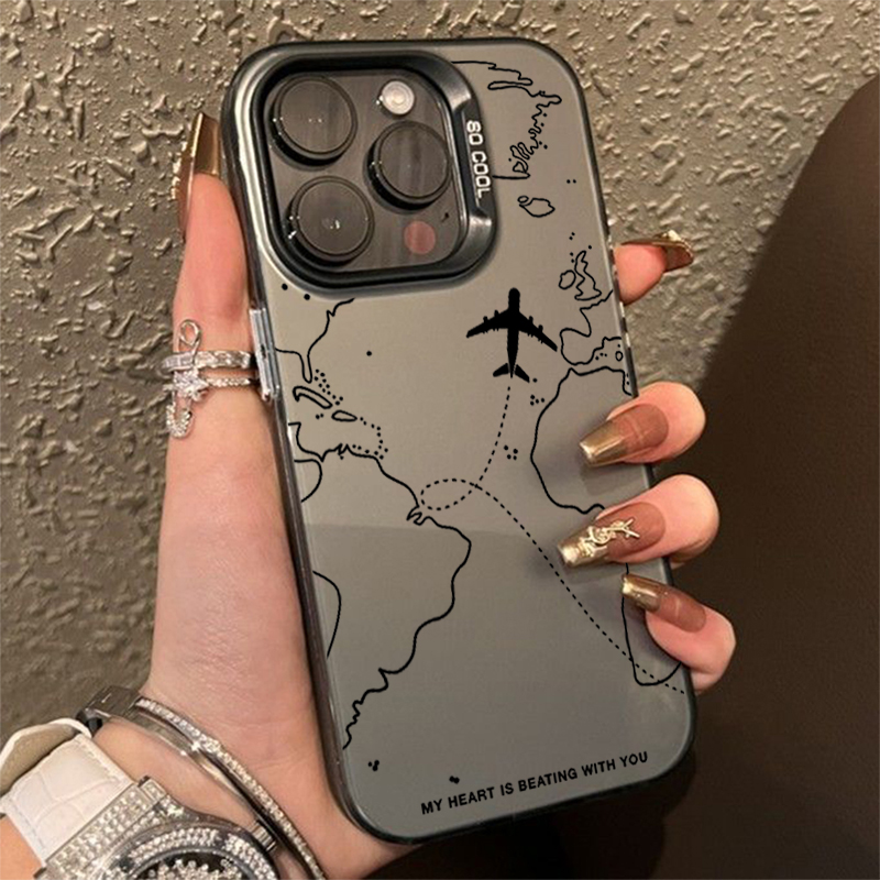 Phone Cases Dior - 여행에서 영감을 받은 비행기 노선 디자인