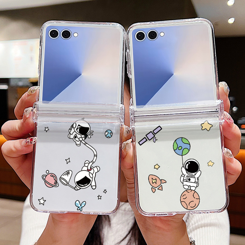Phone Cases Z Fold 5 - 우주비행사 패턴 접이식 폰 케이스 삼성
