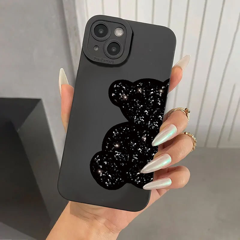 Phone Cases Dior - 플로럴 베어 페인팅 폰 케이스 (아이폰
