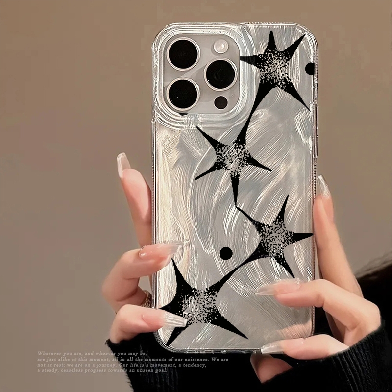 Phone Cases Xr - 샤이닝 스타 트렌디 패턴 폰 케이스