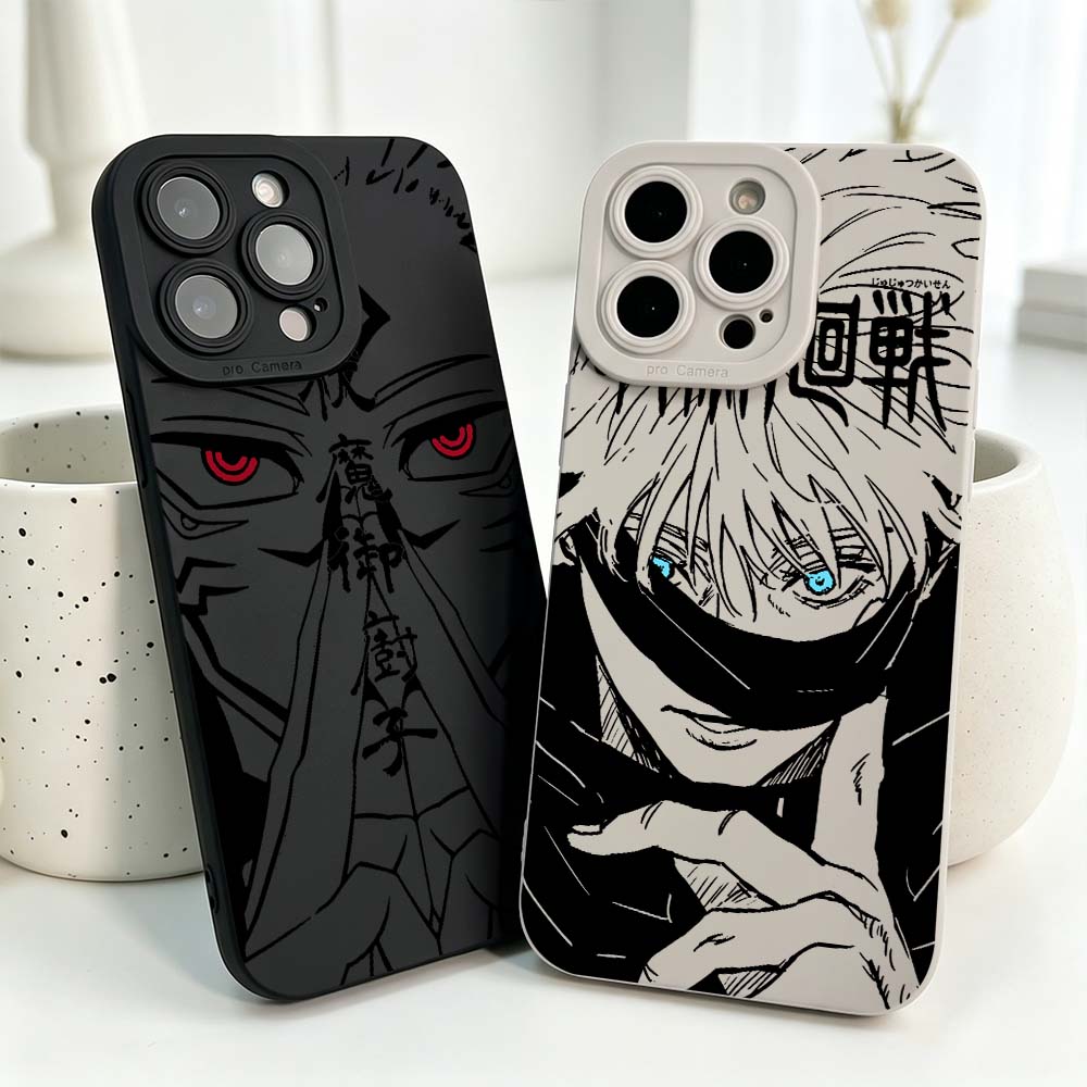 Phone Cases Xr - 애니메이션 주술회전 멋진 커버 실리콘 케이스