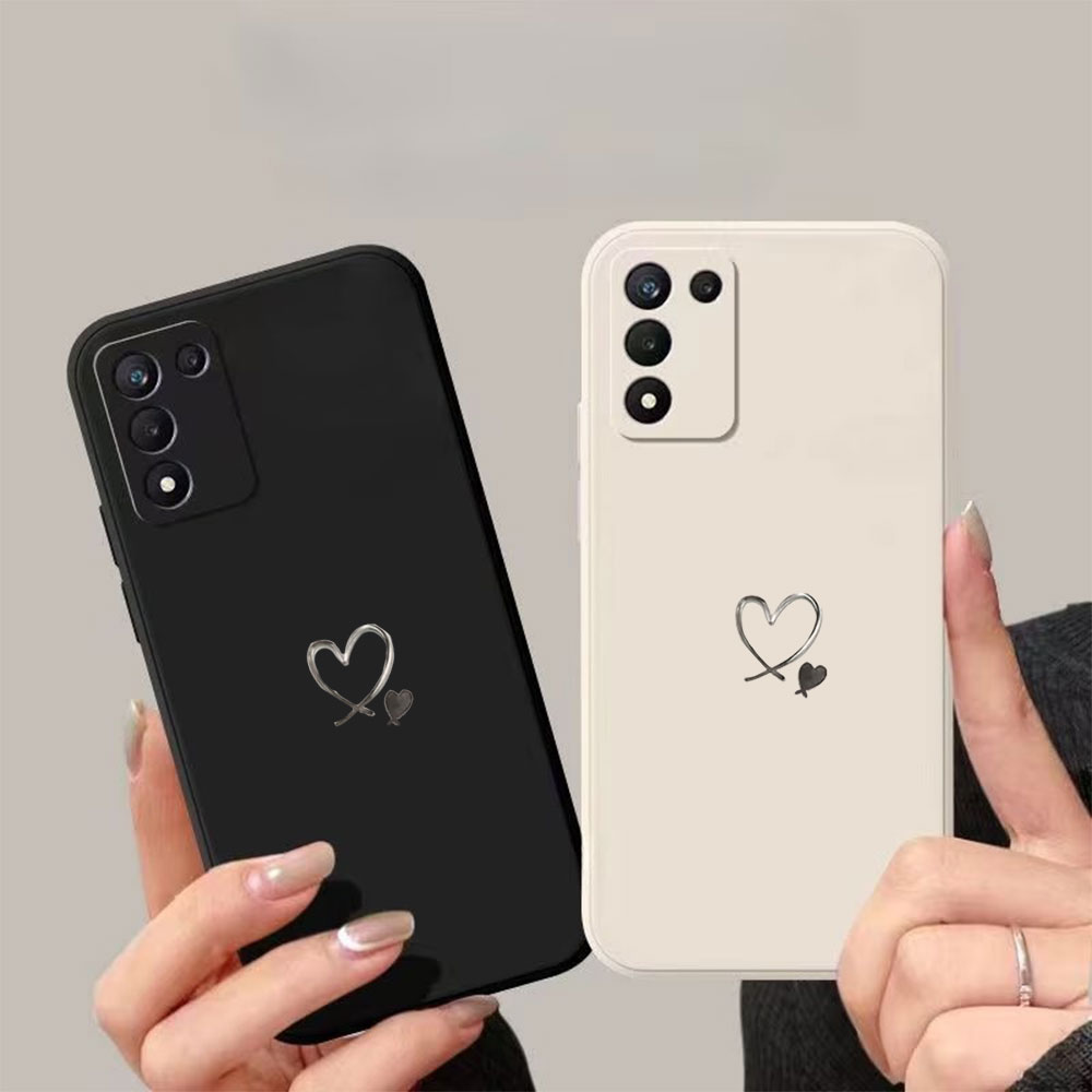 Phone Cases Samsung S24 - 러브 하트 프린트 낙하 방지 폰