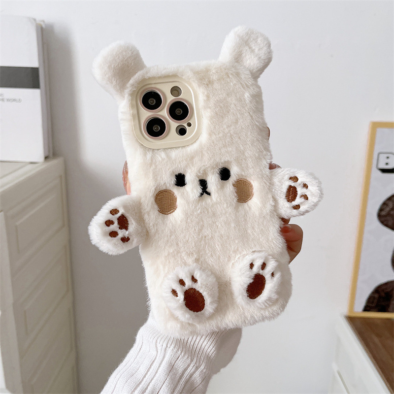 한국 3D 만화 곰돌이 푹신한 봉제 커플 폰 케이스 아 - Phone Cases Iphone 11 리뷰 및 가격