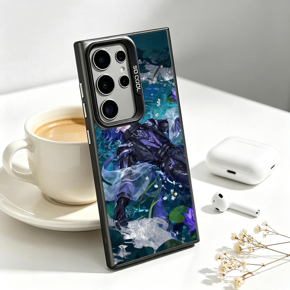 플린스 겐신 인기 게임 폰 케이스 IMD 컬러풀 실버  - Phone Cases Samsung S24 리뷰 및 가격
