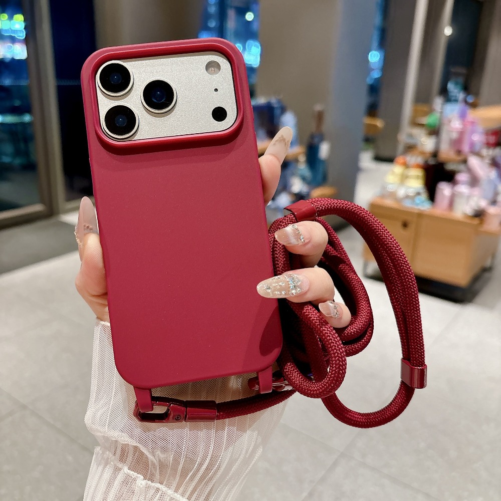 캔디 솔리드 컬러 크로스바디 스트랩 케이스 (아이폰 1 - Phone Cases With Charms 리뷰 및 가격