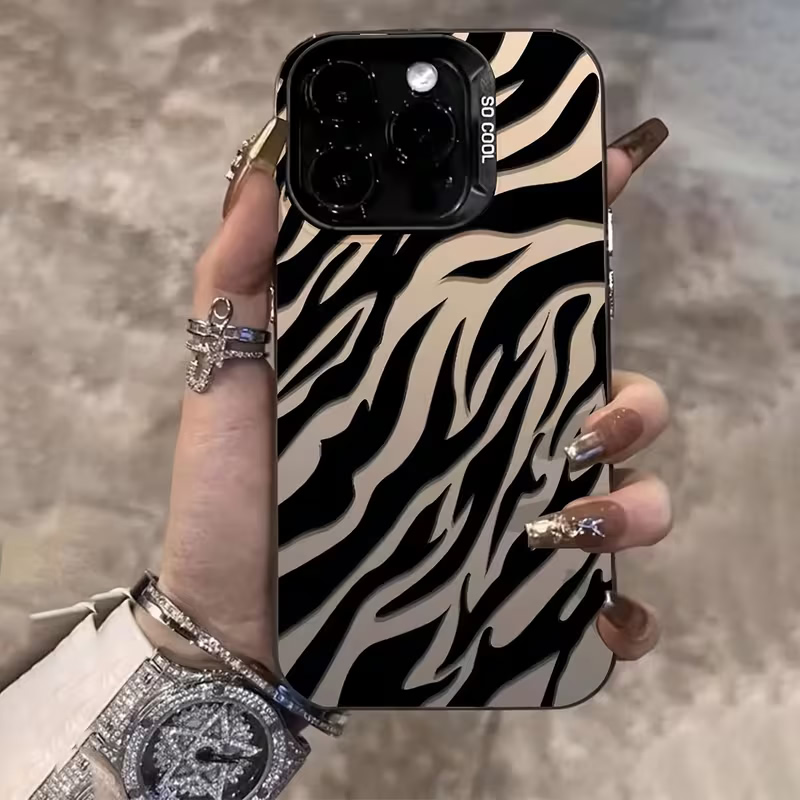 얼룩말 패턴 블랙 고급 IMD 충격 방지 커버 아이폰  - Phone Cases Iphone 11 리뷰 및 가격