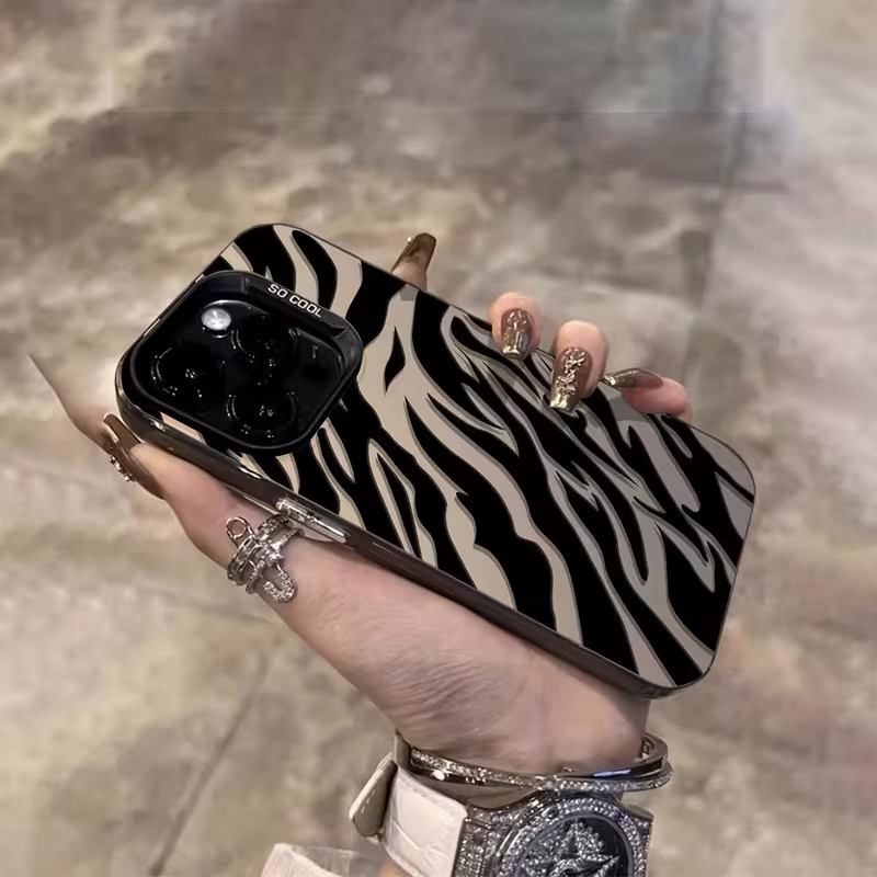 얼룩말 패턴 블랙 고급 IMD 충격 방지 커버 아이폰  - Phone Cases Iphone 11 리뷰 및 가격