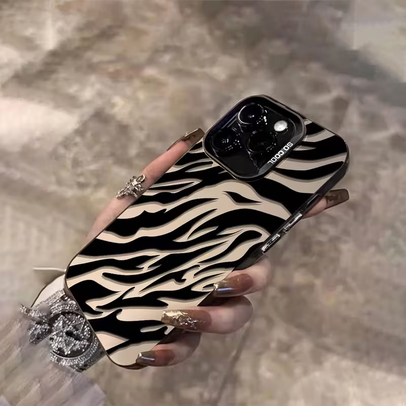얼룩말 패턴 블랙 고급 IMD 충격 방지 커버 아이폰  - Phone Cases Iphone 11 리뷰 및 가격