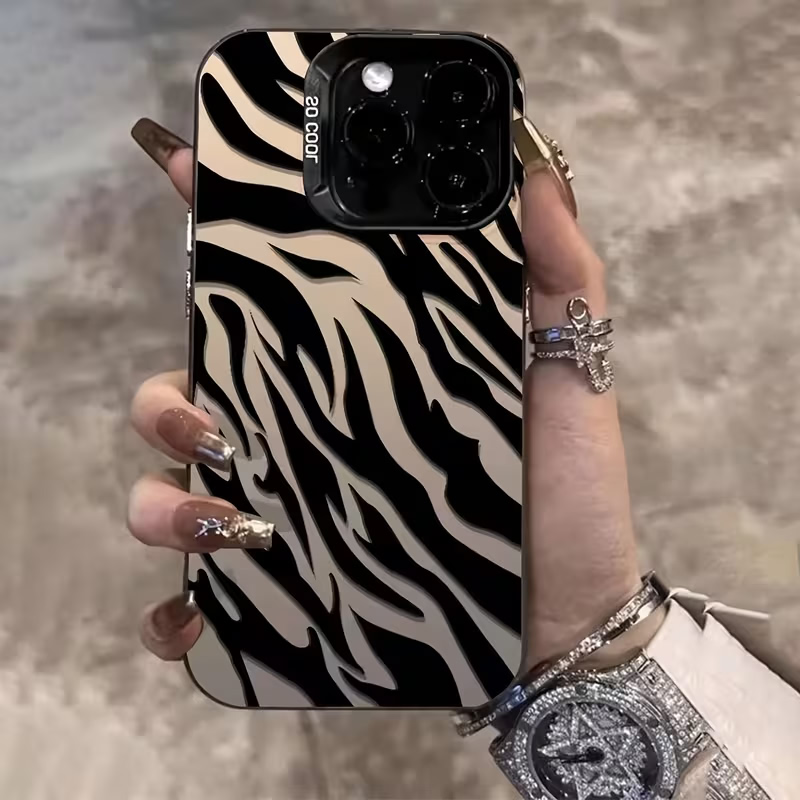 얼룩말 패턴 블랙 고급 IMD 충격 방지 커버 아이폰  - Phone Cases Iphone 11 리뷰 및 가격