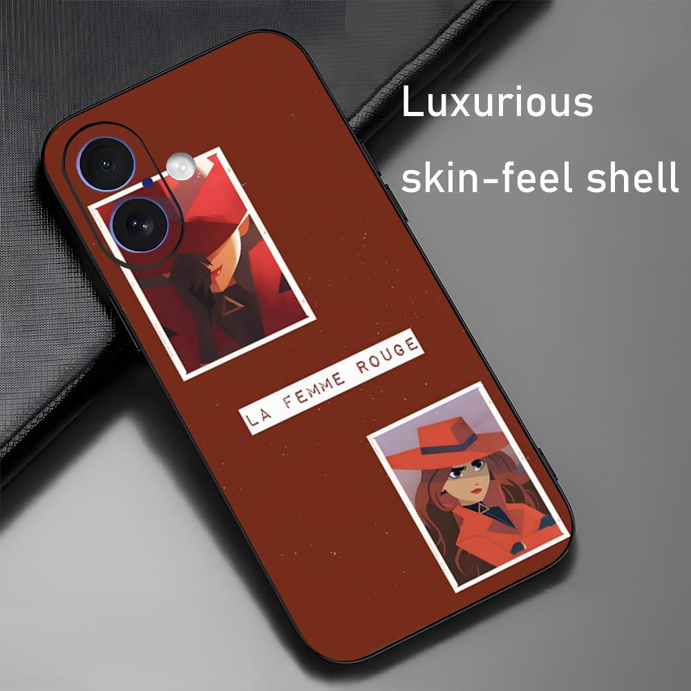 핫 카르멘 샌디에고 만화 캐릭터 아이폰 16 15 14 - Phone Cases Xr 리뷰 및 가격