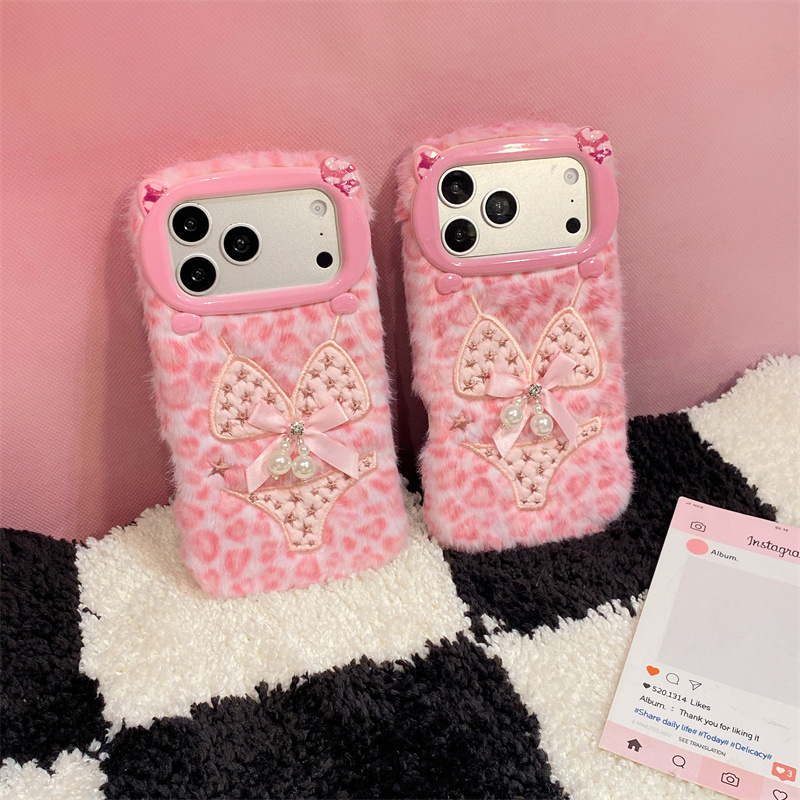 럭셔리 레오파드 프린트 비키니 패턴 플러시 폰 케이스  - Phone Cases Iphone 11 리뷰 및 가격