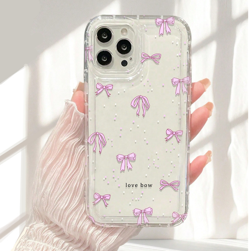 컬러풀 보우 프린트 클리어 케이스 아이폰 17 16 1 - Phone Cases Dior 리뷰 및 가격