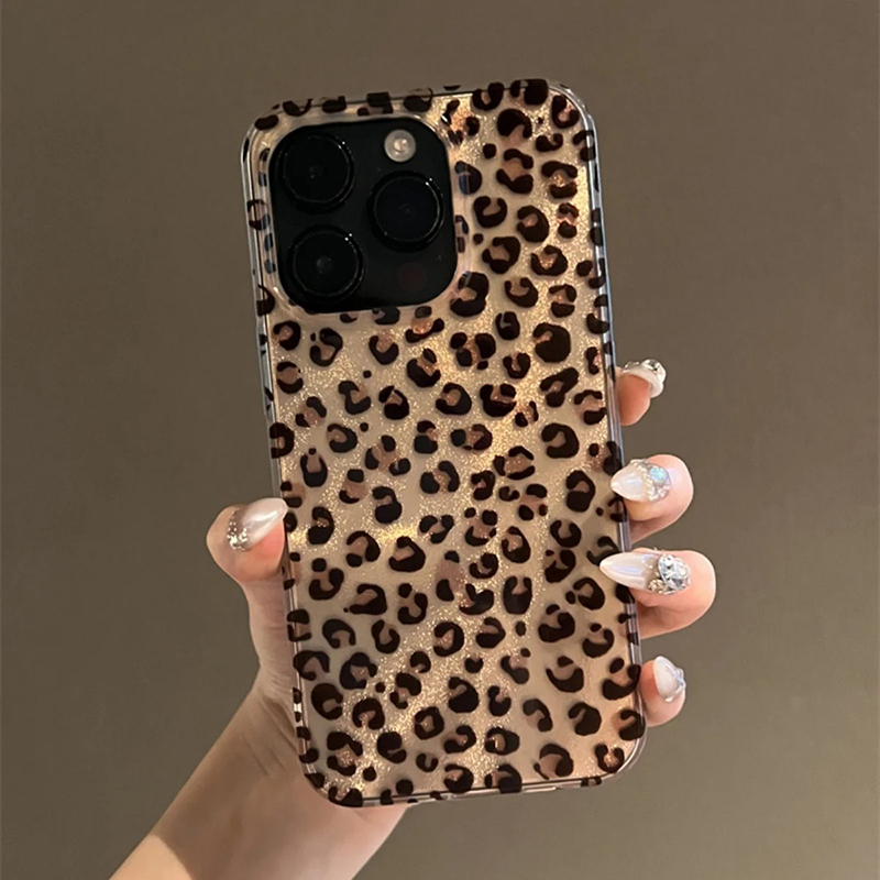 귀여운 레오파드 프린트 투명 폰 케이스 아이폰 18 1 - Phone Cases Dior 리뷰 및 가격