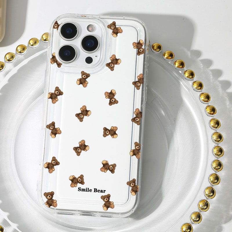 플라워 베어 프린트 폰 케이스 (아이폰 16, 15,  - Phone Cases Xr 리뷰 및 가격