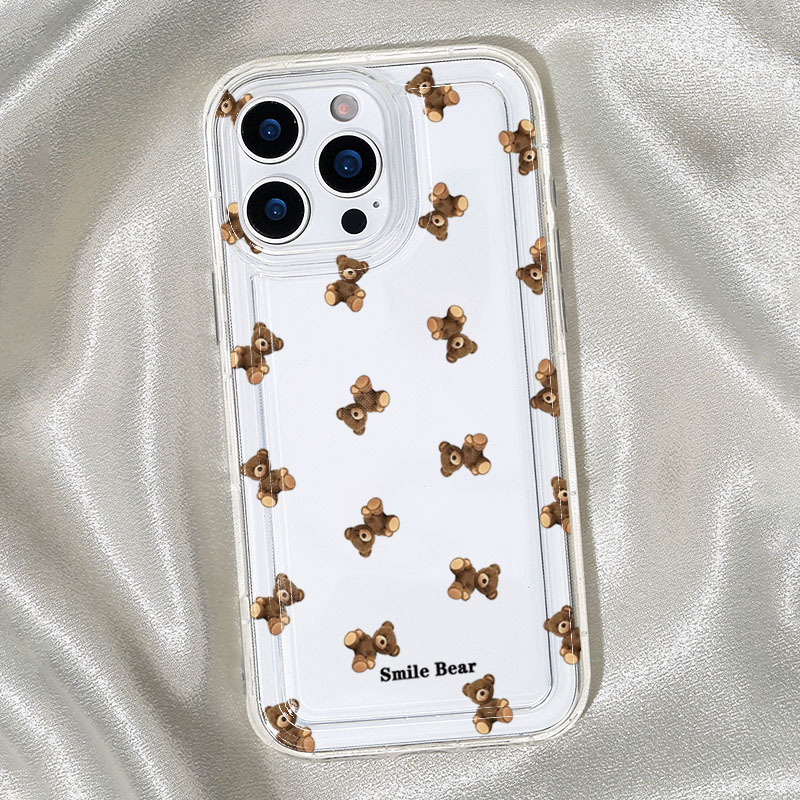플라워 베어 프린트 폰 케이스 (아이폰 16, 15,  - Phone Cases Xr 리뷰 및 가격