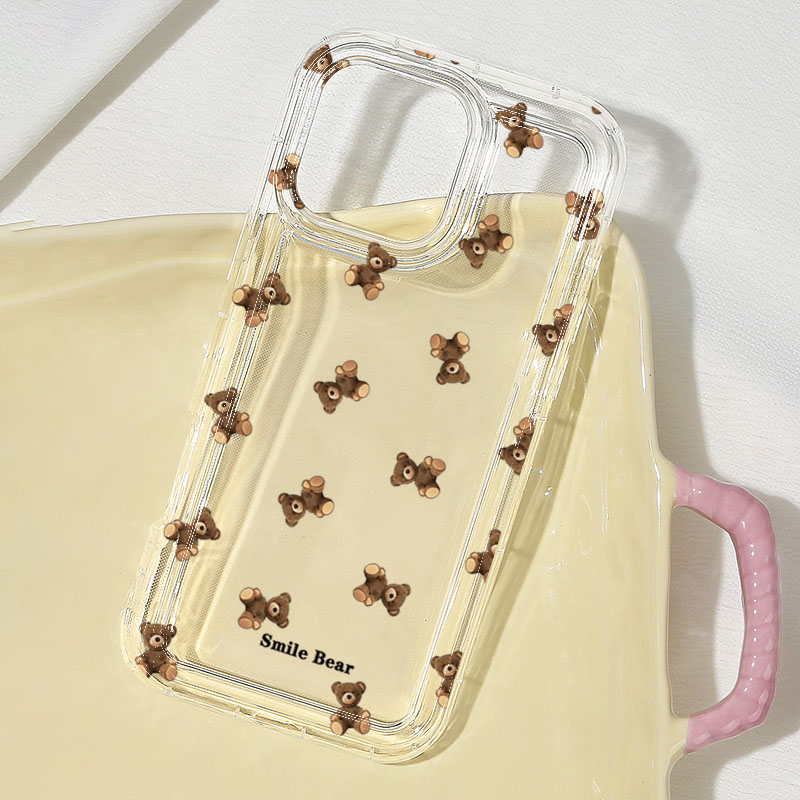 플라워 베어 프린트 폰 케이스 (아이폰 16, 15,  - Phone Cases Xr 리뷰 및 가격