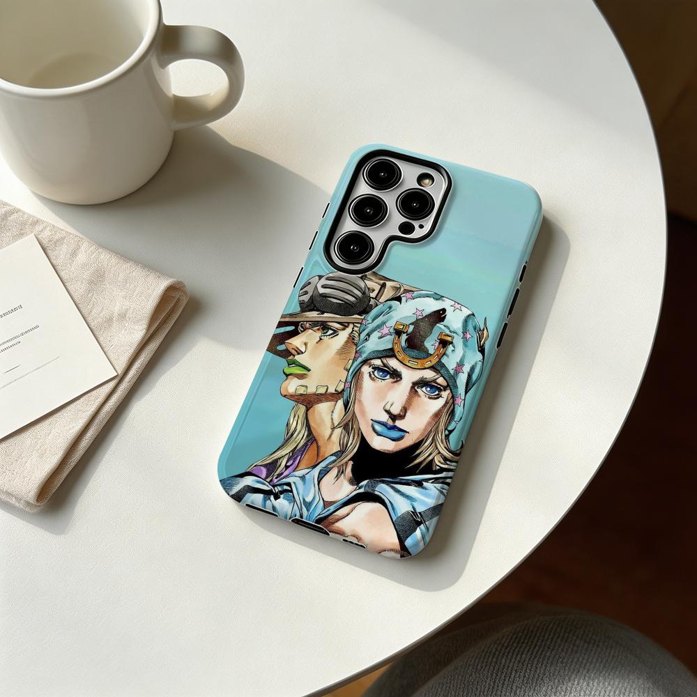 핫 쿨 애니메이션 J-JOJO 스틸볼런 폰 케이스 삼성 - Phone Cases Samsung S24 리뷰 및 가격