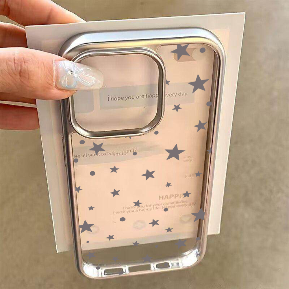 Y2K 스타즈 패션 클리어 케이스 아이폰 15 프로 맥 - Phone Cases Xr 리뷰 및 가격