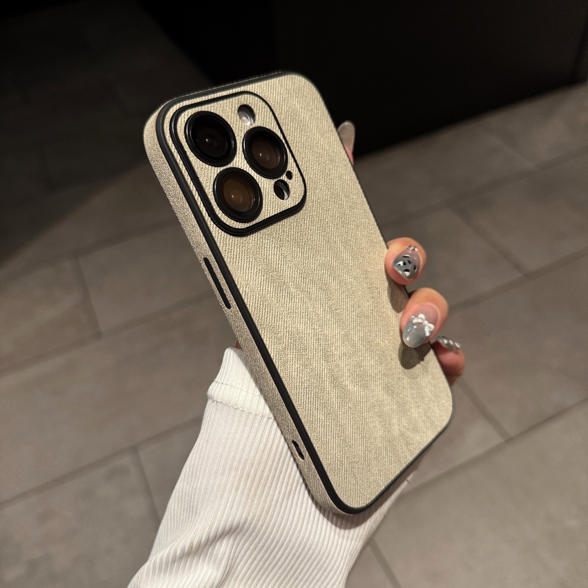 럭셔리 빈티지 워싱 컬러 카우보이 패브릭 폰 케이스 아 - Phone Cases With Camera Cover 리뷰 및 가격