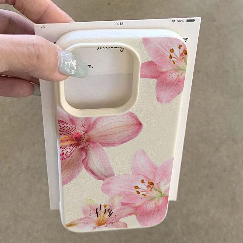 핑크 릴리 리치 텍스처 폰 케이스 삼성 갤럭시 S25  - Phone Cases Samsung S24 리뷰 및 가격