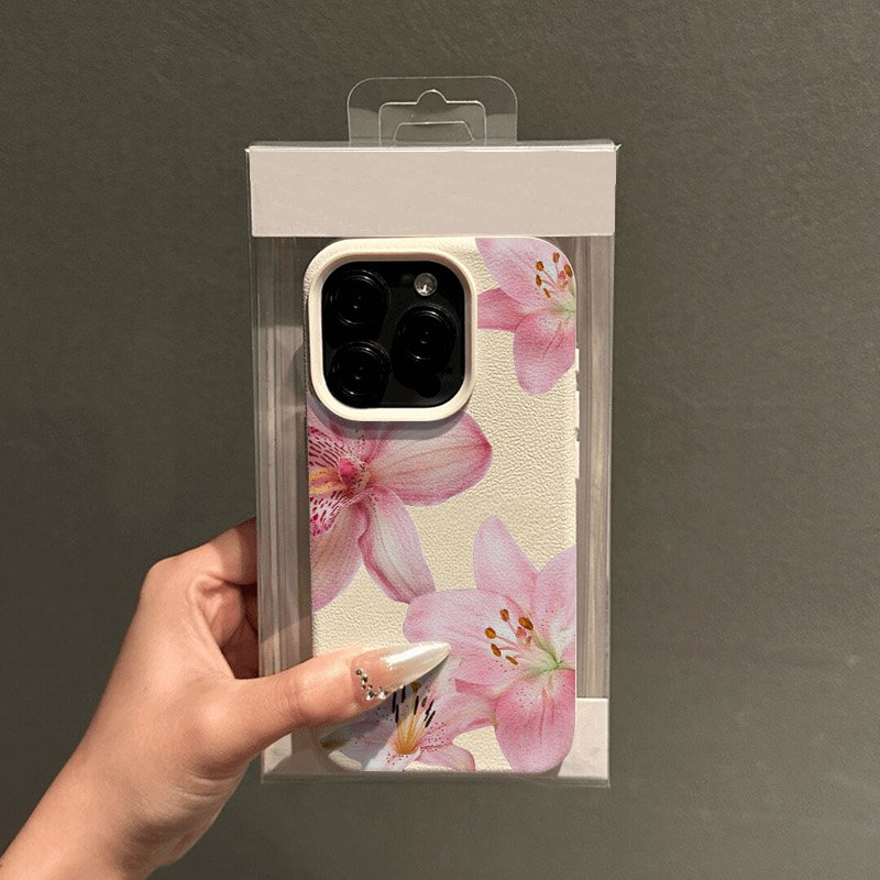 핑크 릴리 리치 텍스처 폰 케이스 삼성 갤럭시 S25  - Phone Cases Samsung S24 리뷰 및 가격