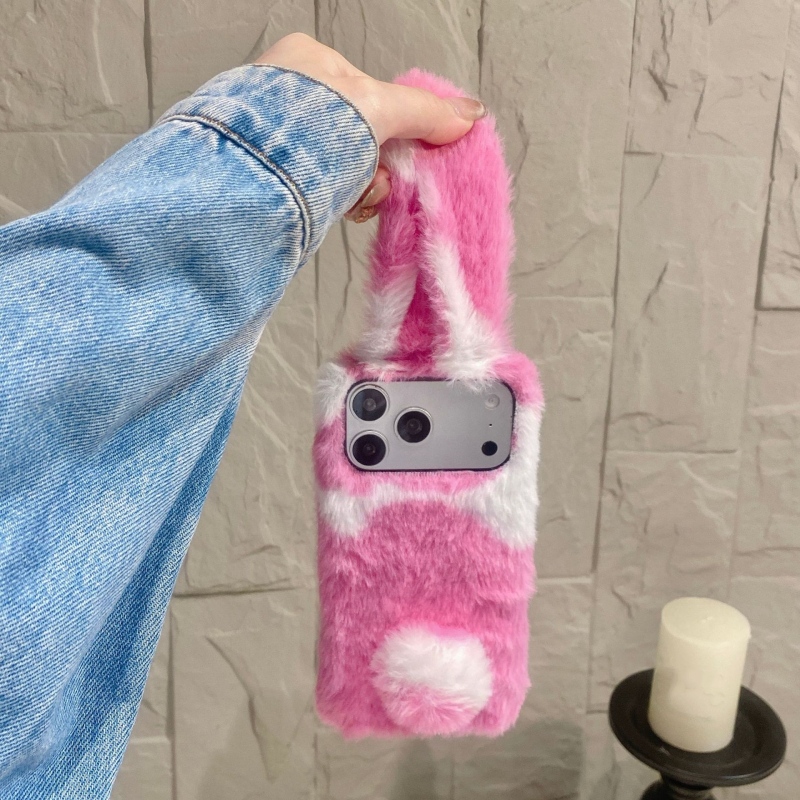 귀여운 토끼 디자인 폭신한 폰 케이스 아이폰 17 16 - Phone Cases Iphone 11 리뷰 및 가격