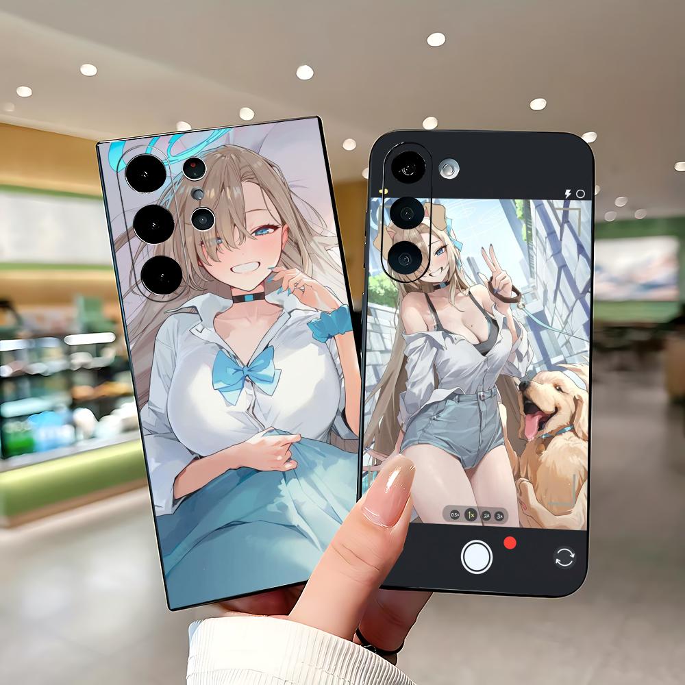 핫 블루 아카이브 그릴 아스나 폰 케이스 삼성 갤럭시  - Phone Cases Samsung S24 리뷰 및 가격
